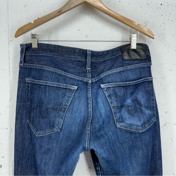 AG Adriano Goldschmied 33 x 33.7” Everett Slim Straight 360 Japanese Denim Jeans - Picture 8 of 16